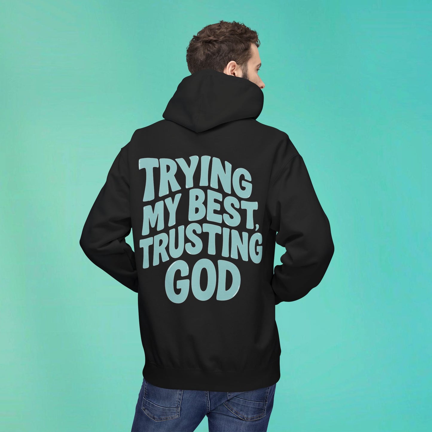 Trying My Best Black Hoodie