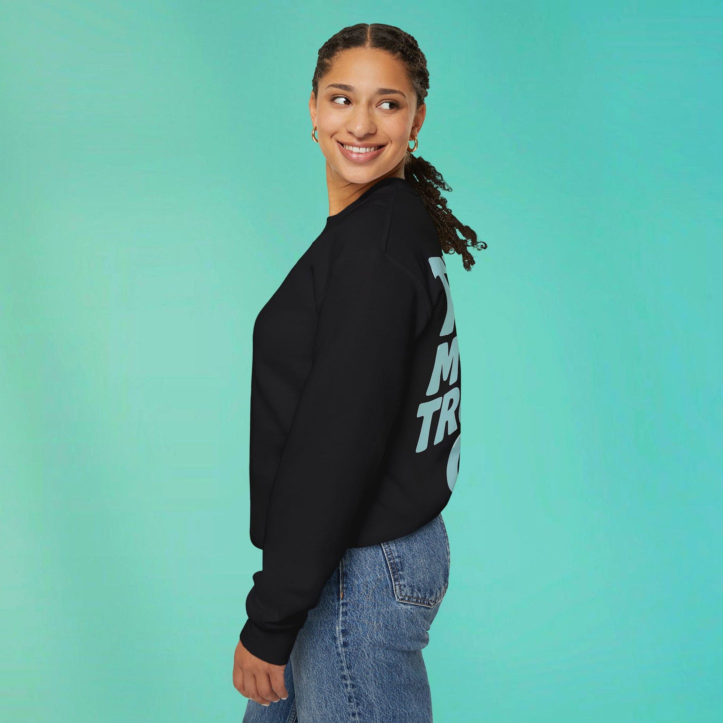 Trying My Best Black Sweatshirt