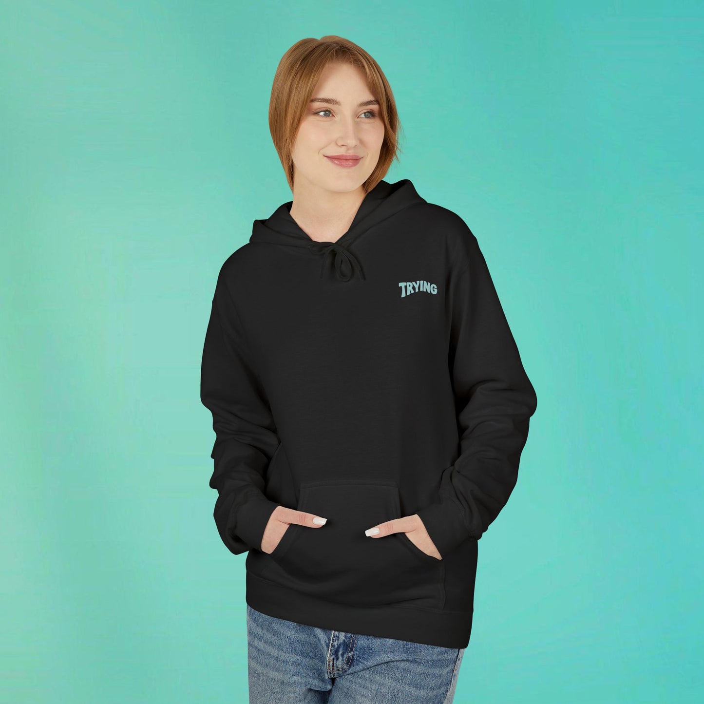 Trying My Best Black Hoodie