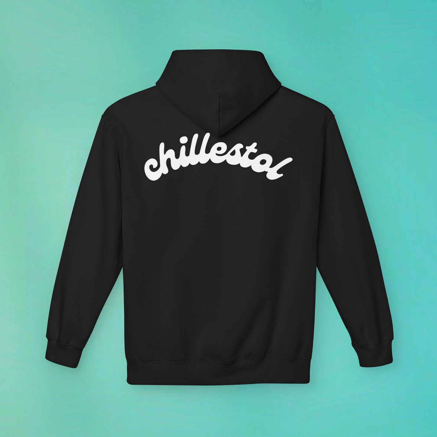 Chillestol Back Logo Black Hoodie