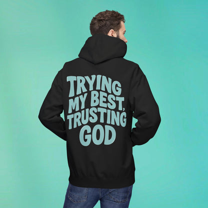 Trying My Best Black Hoodie