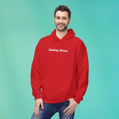 Faithfully Flawed Red Hoodie