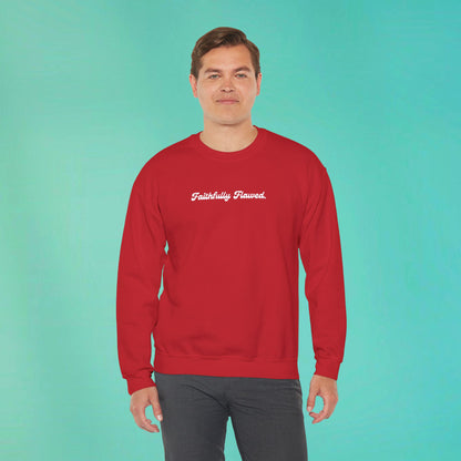 Faithfully Flawed Red Sweatshirt