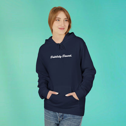 Faithfully Flawed Navy Hoodie
