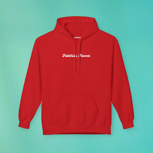 Faithfully Flawed Red Hoodie