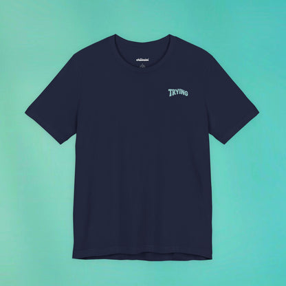 Trying My Best Navy Tee