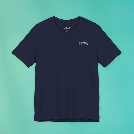 Trying My Best Navy Tee