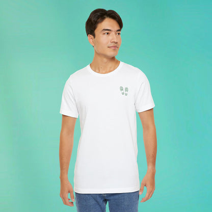 Sunday Running Club White Distressed Green Tee